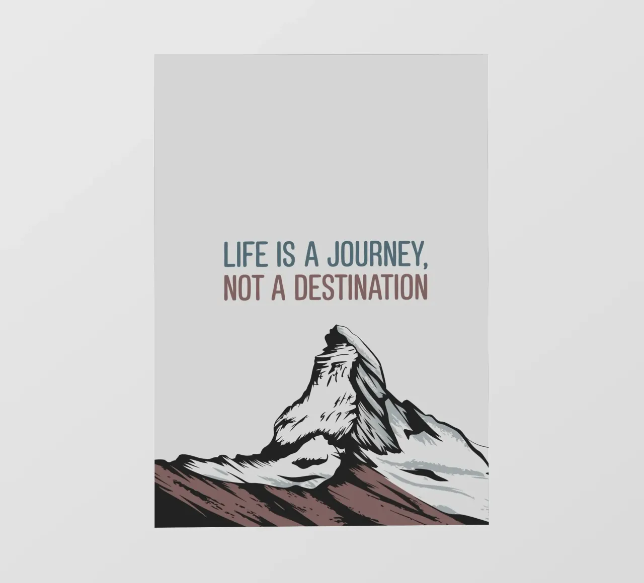 Life is a journey, not a destination pellicola backlit da ramosashop