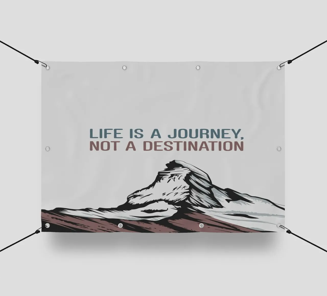 Life is a journey, not a destination telo in pvc da ramosashop
