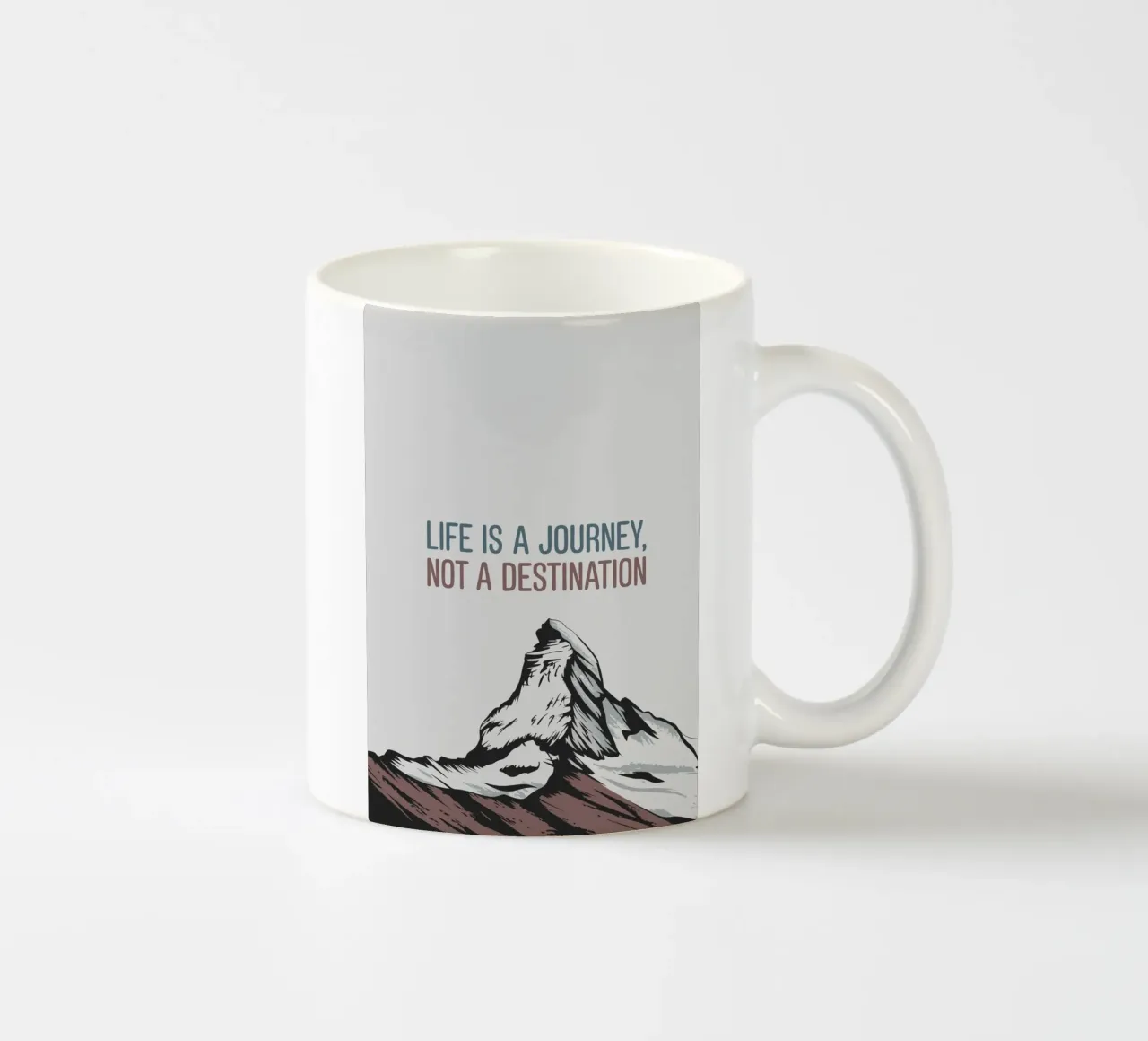 Life is a journey, not a destination tazza in ceramica da ramosashop