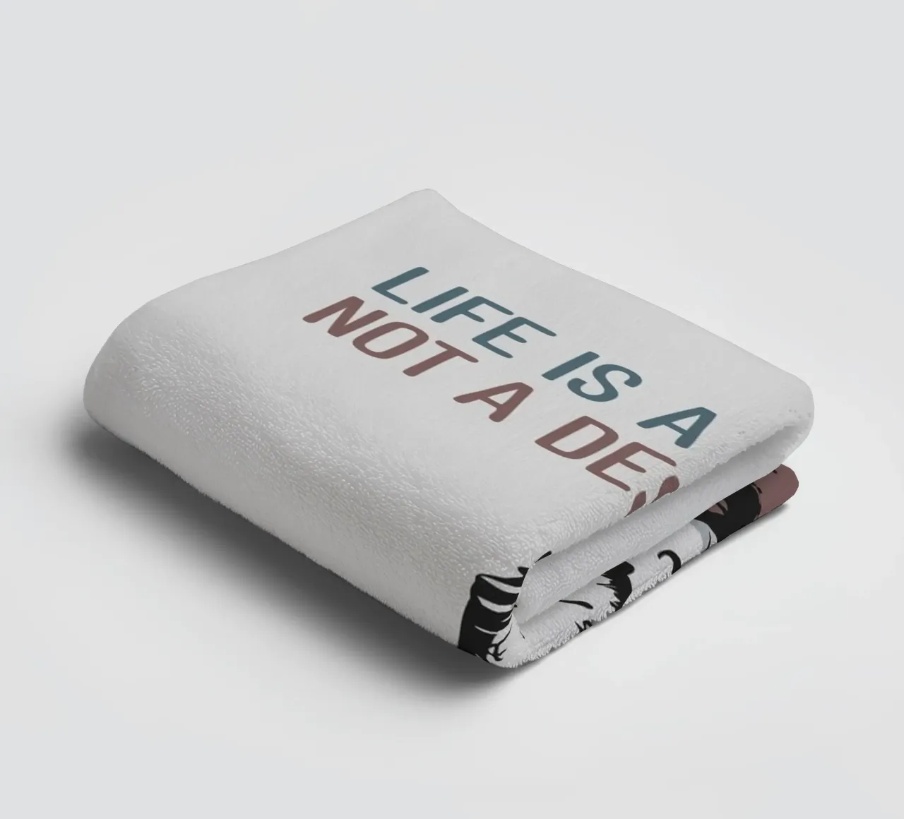 Life is a journey, not a destination asciugamano da bagno da ramosashop