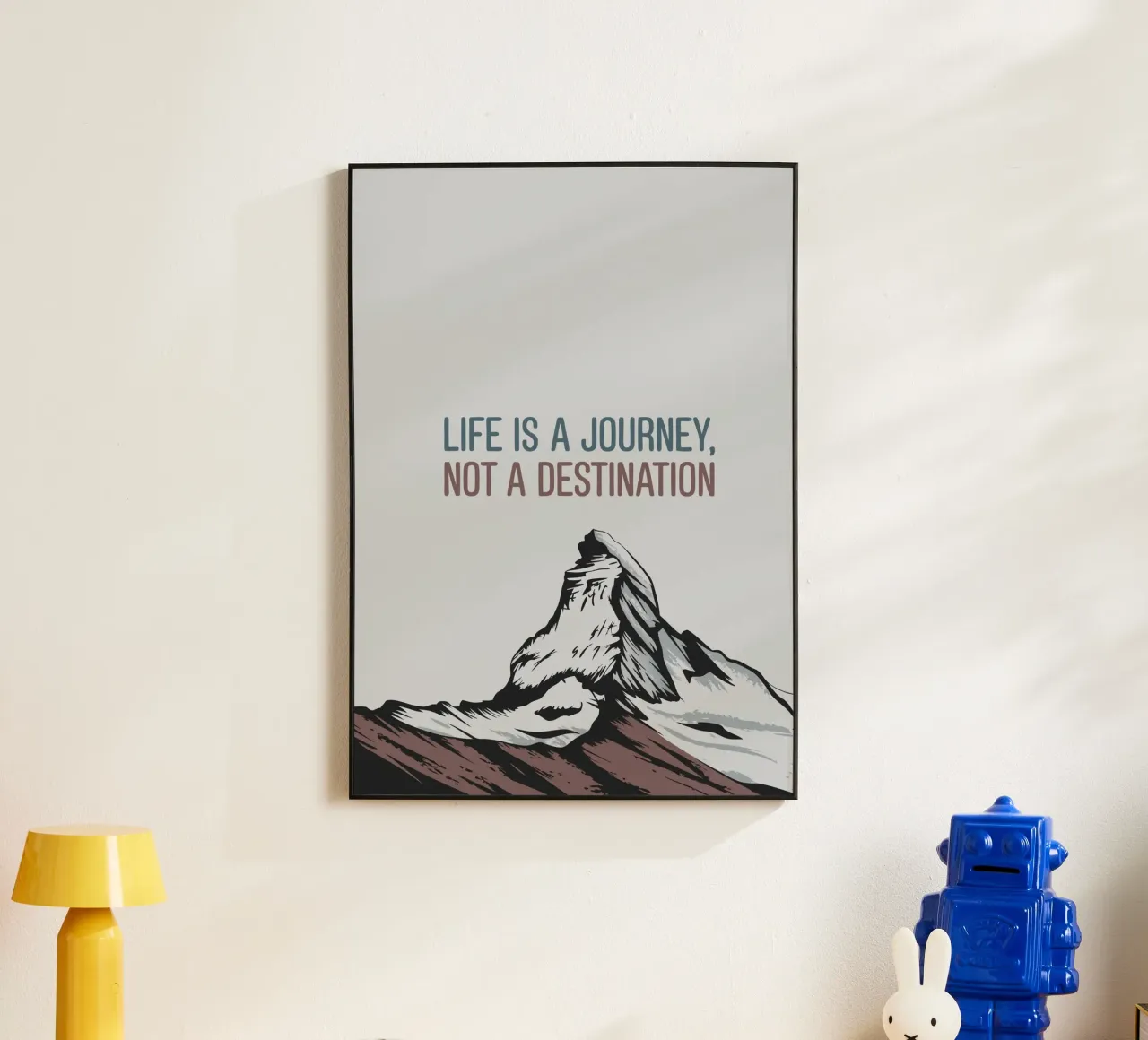 Life is a journey, not a destination alluminio dibond da ramosashop