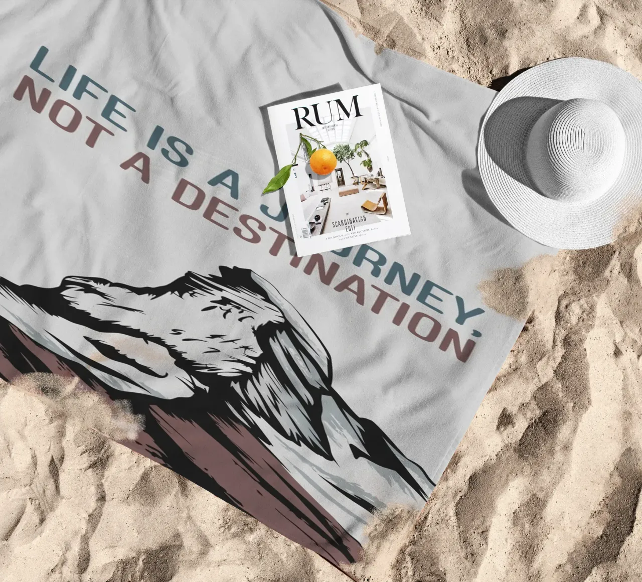 Life is a journey, not a destination telo mare da ramosashop