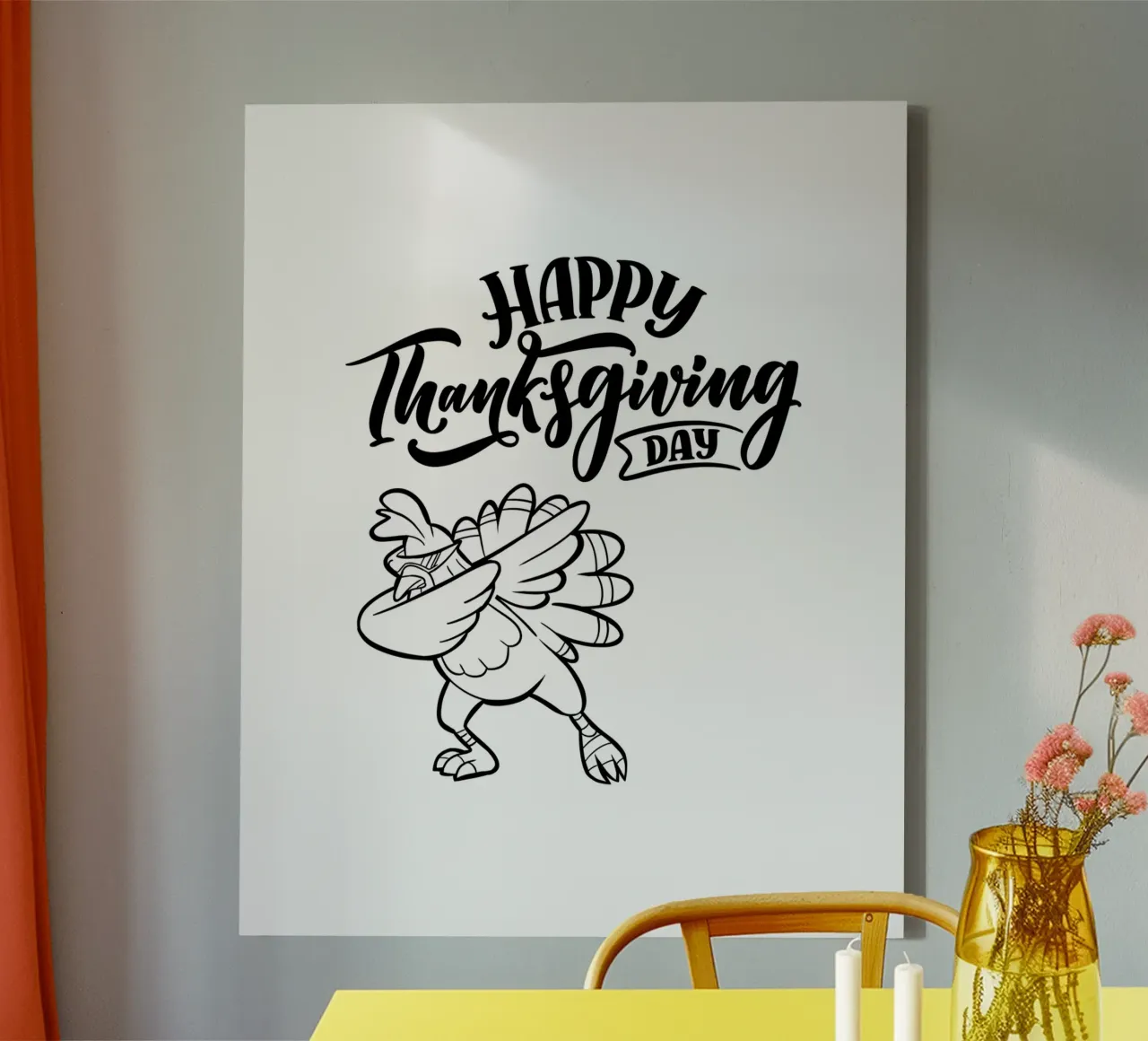 Fijne Thanksgiving canvas met Baklijst van ArtDesign by KBK