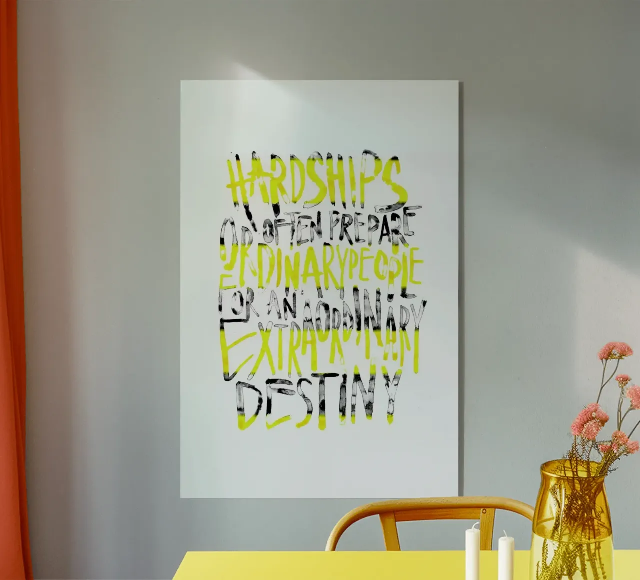 Hardships acrylic glass by Kristen Polsinelli