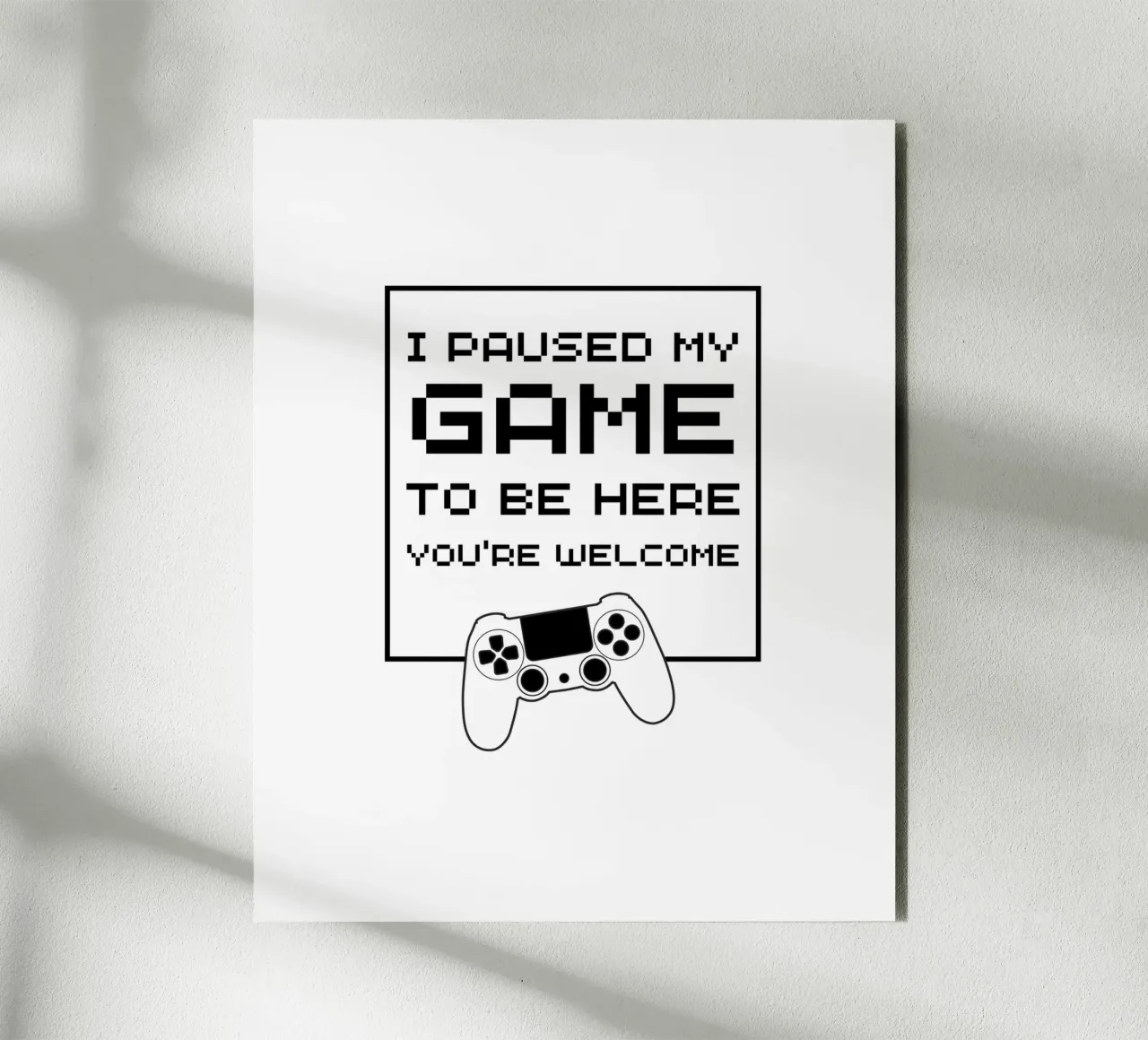 HO MESSO IN PAUSA IL MIO GIOCO PER ESSERE QUI, NON C'È DI CHE. alluminio dibond da ArtDesign by KBK