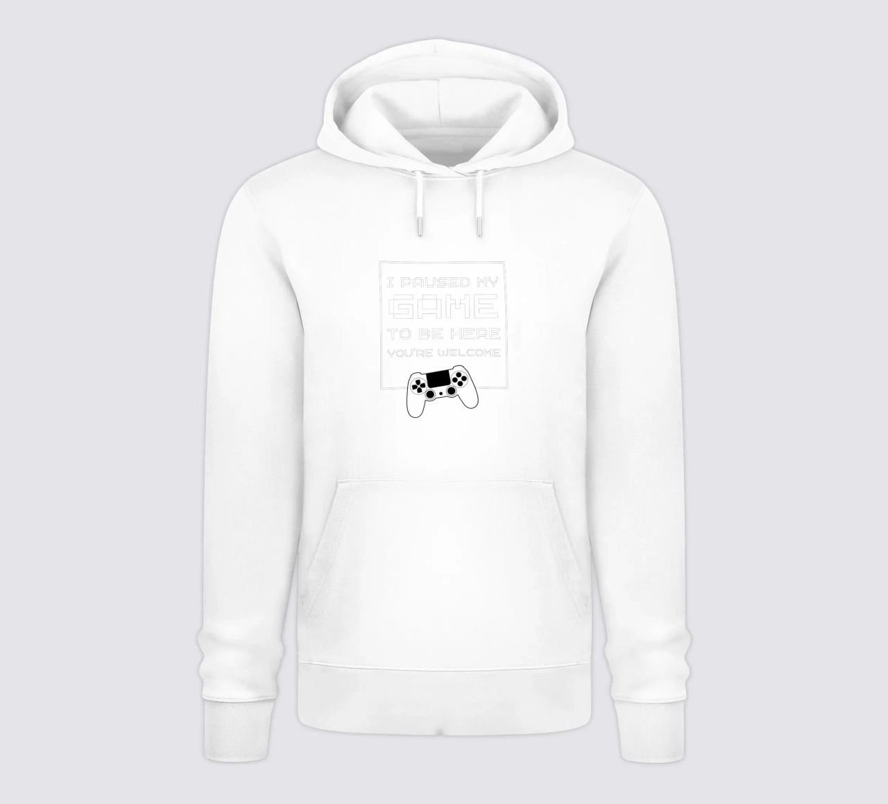 HO MESSO IN PAUSA IL MIO GIOCO PER ESSERE QUI, NON C'È DI CHE II felpa con cappuccio da ArtDesign by KBK