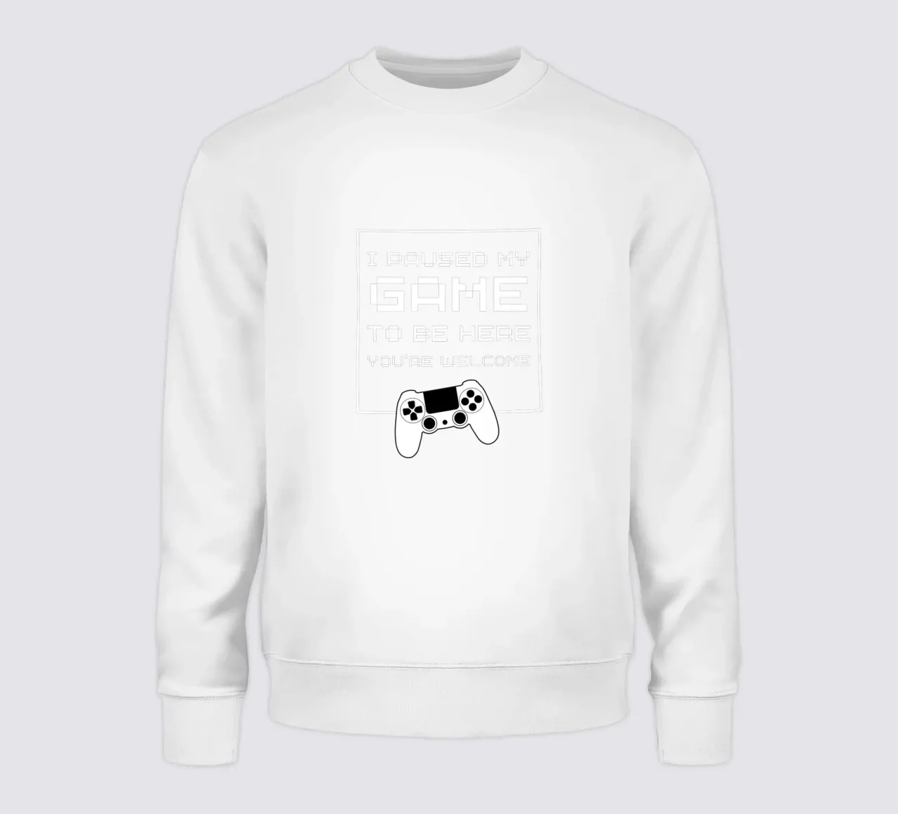 HO MESSO IN PAUSA IL MIO GIOCO PER ESSERE QUI, NON C'È DI CHE II felpa da ArtDesign by KBK