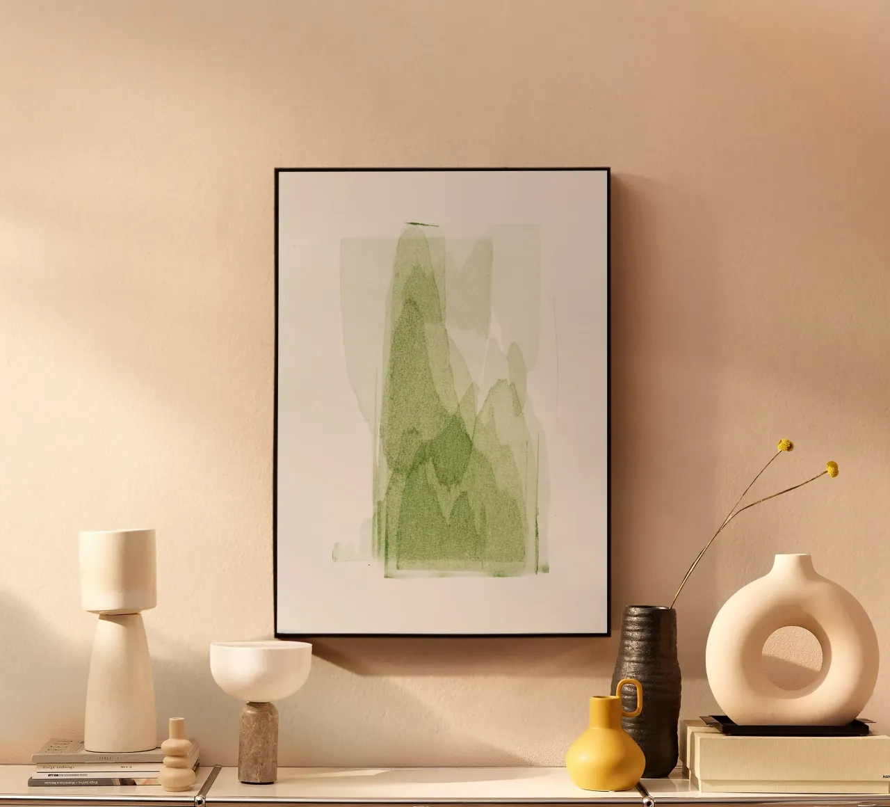 transparent 3 - green plexiglass da IRIS LEHNHARDT FINE ART