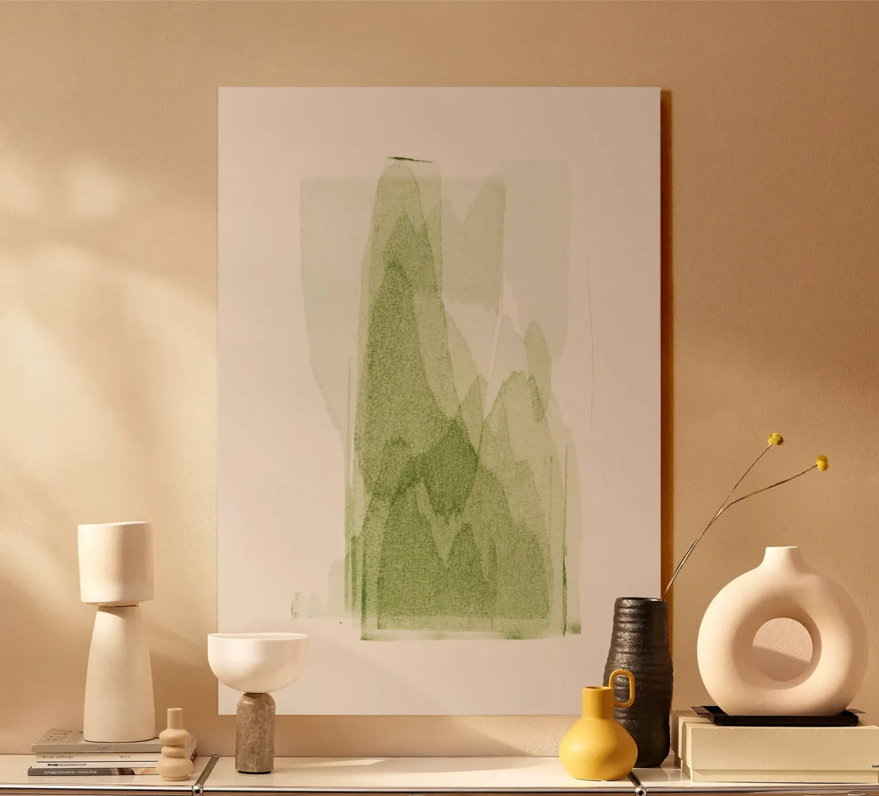 transparent 3 - green plexiglass da IRIS LEHNHARDT FINE ART