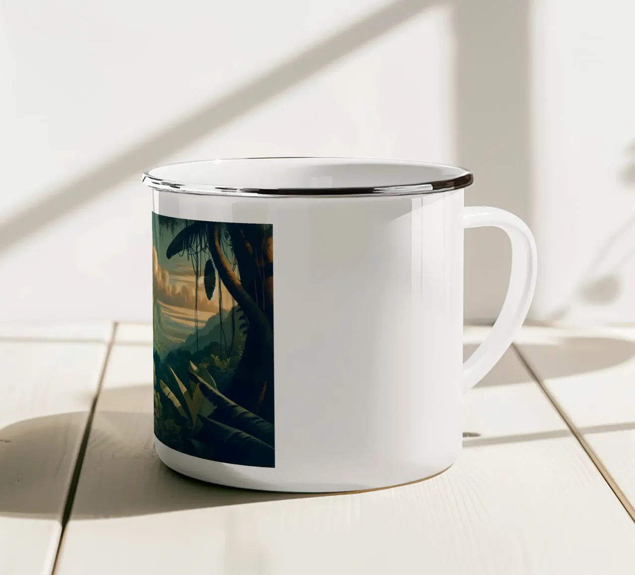 SACRO SINGOLO tazza in smalto da RUBIANT ART
