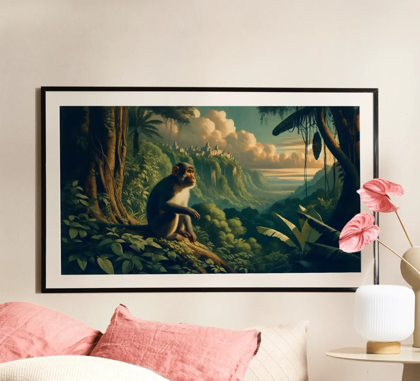 SINGE SACRE poster by RUBIANT ART