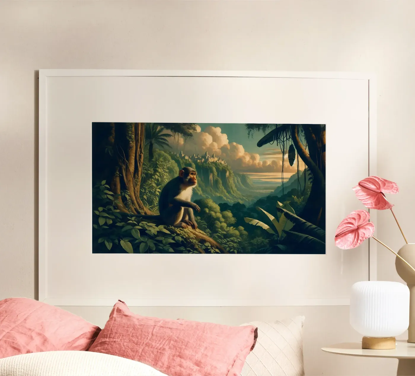 SINGE SACRE poster by RUBIANT ART