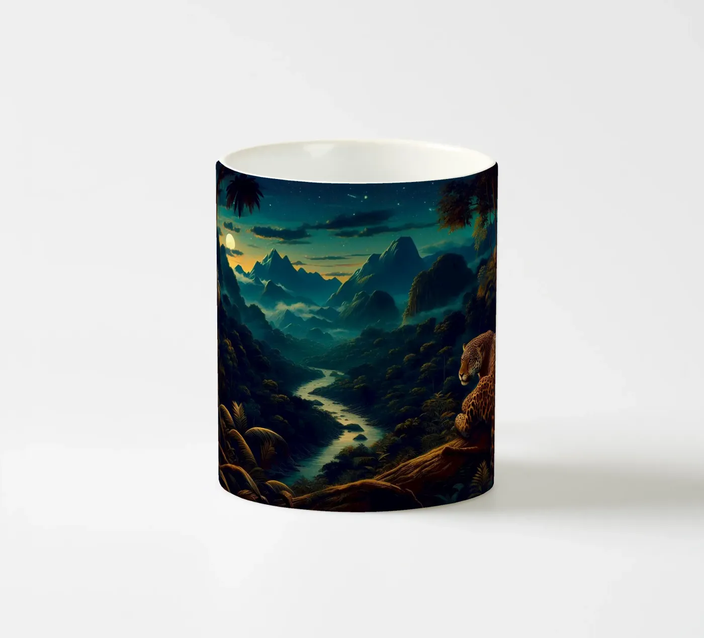 JAGUAR ceramic mug by RUBIANT ART