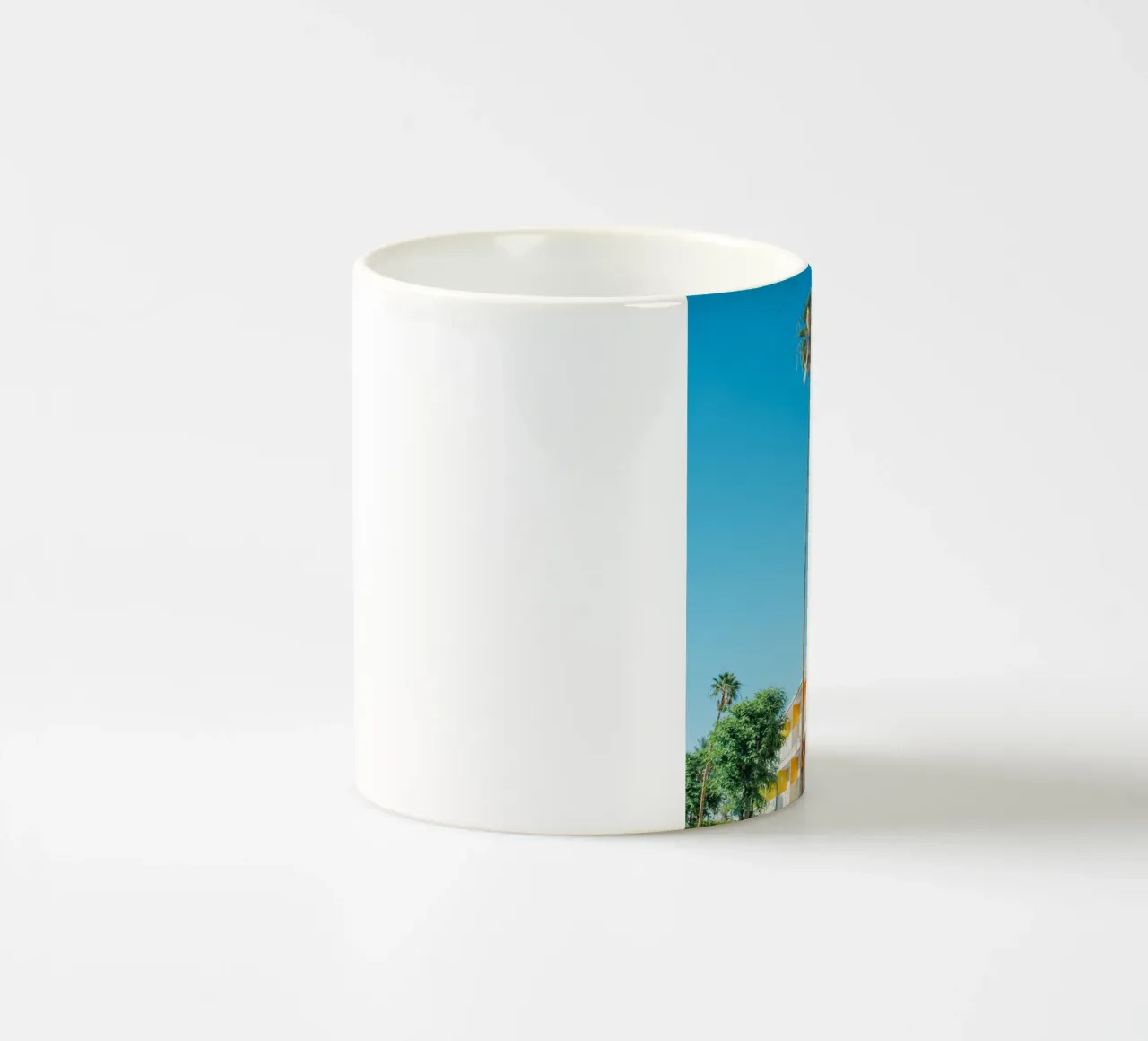 Palm Springs Trees tazza in ceramica da patiphotography