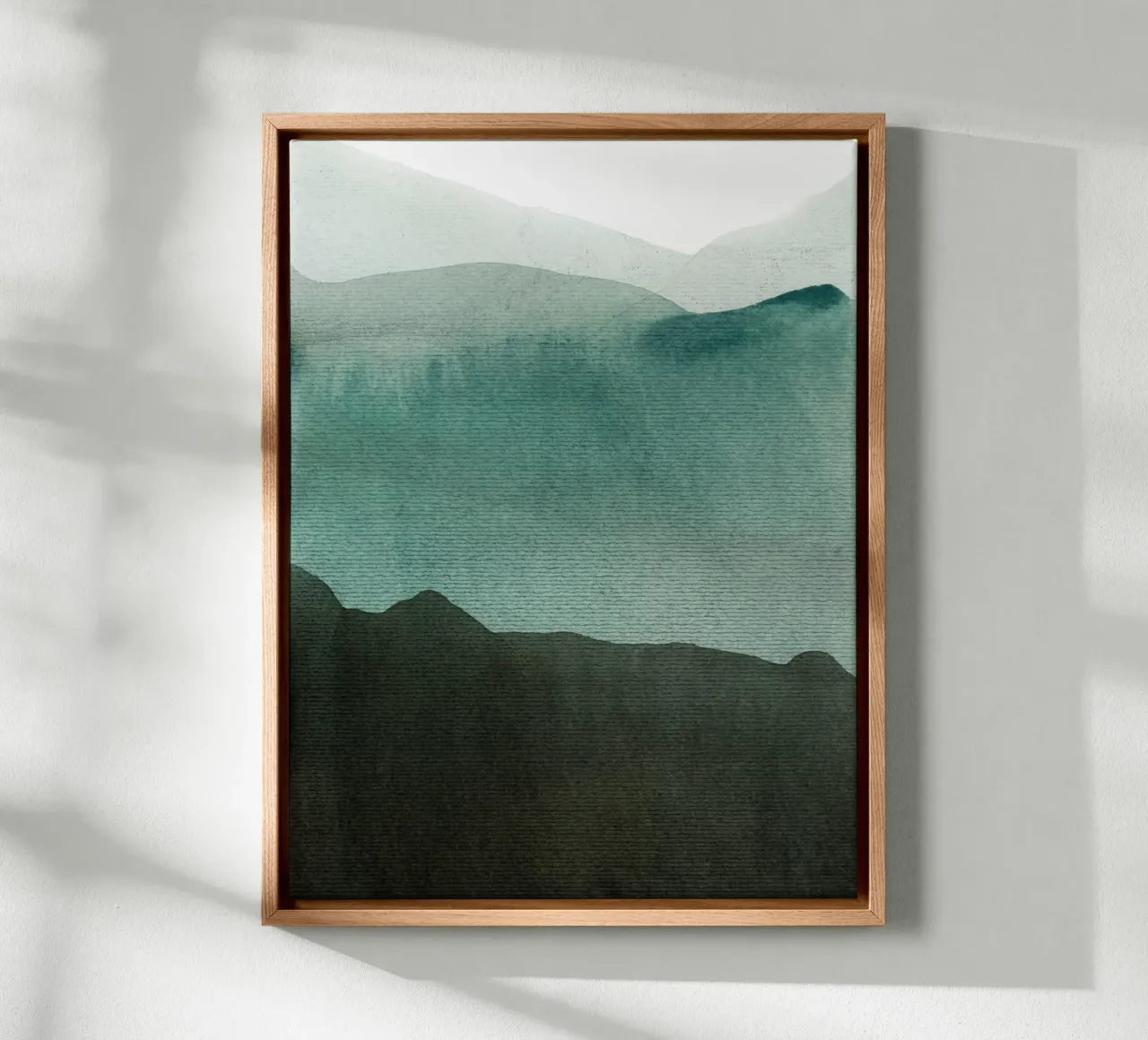 valley's deep and the mountains so high canvas by IRIS LEHNHARDT FINE ART