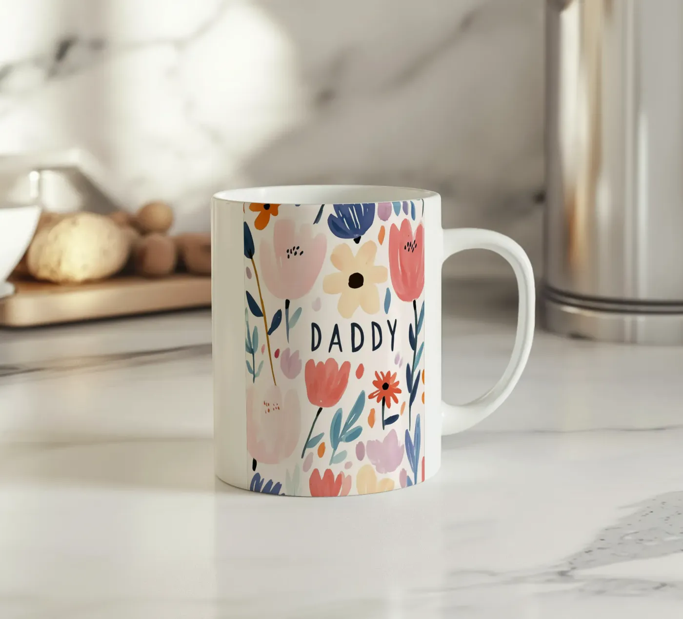 Daddy ceramic mug by treechild