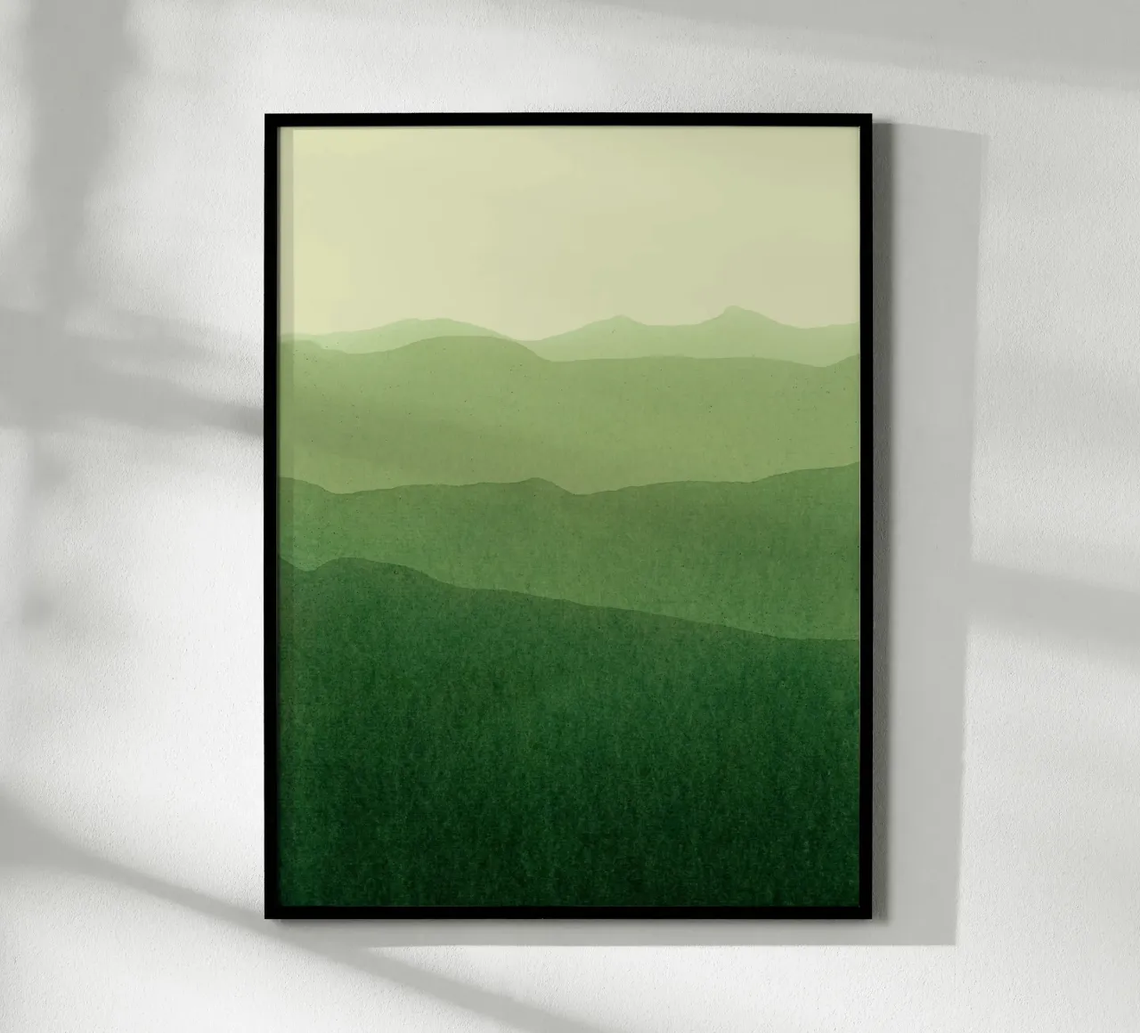 gradient landscape green poster da IRIS LEHNHARDT FINE ART