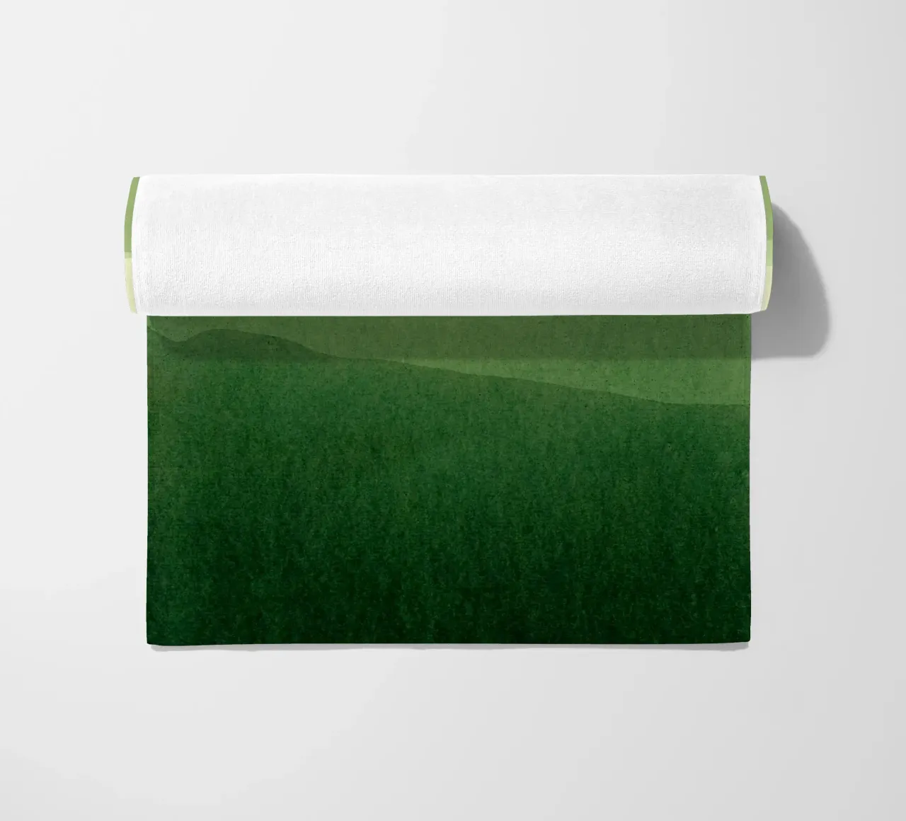 gradient landscape green telo mare da IRIS LEHNHARDT FINE ART