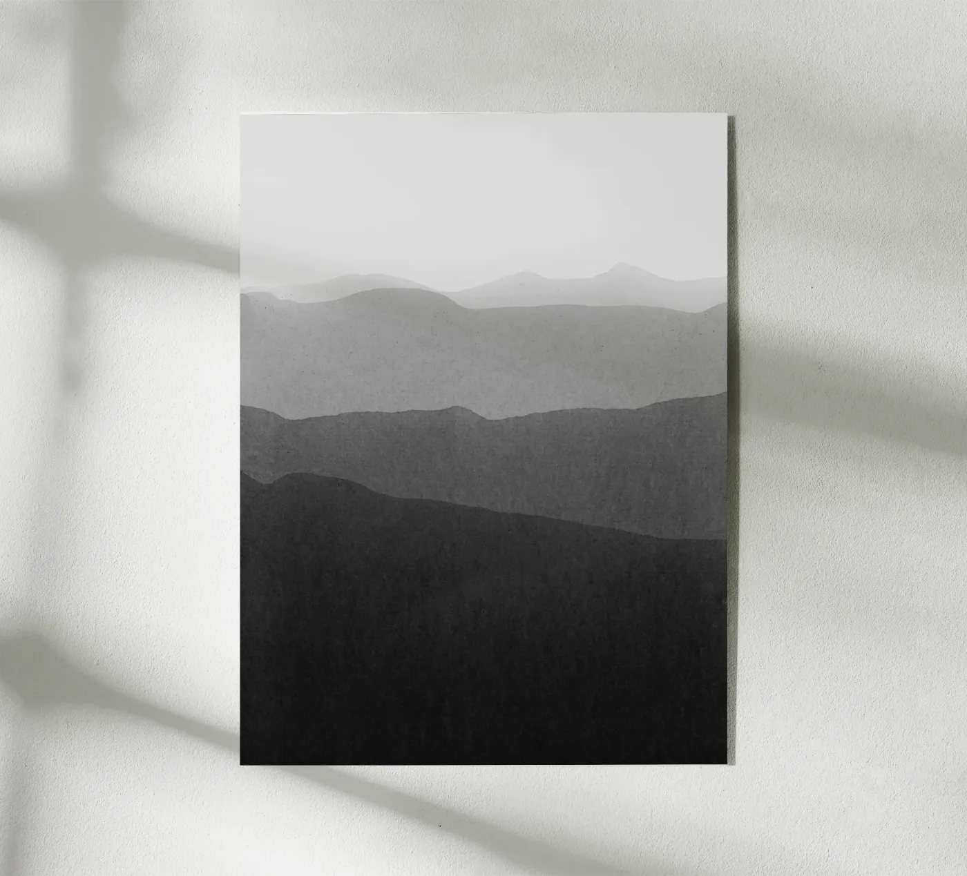 gradient landscape greyscale acryl van IRIS LEHNHARDT FINE ART