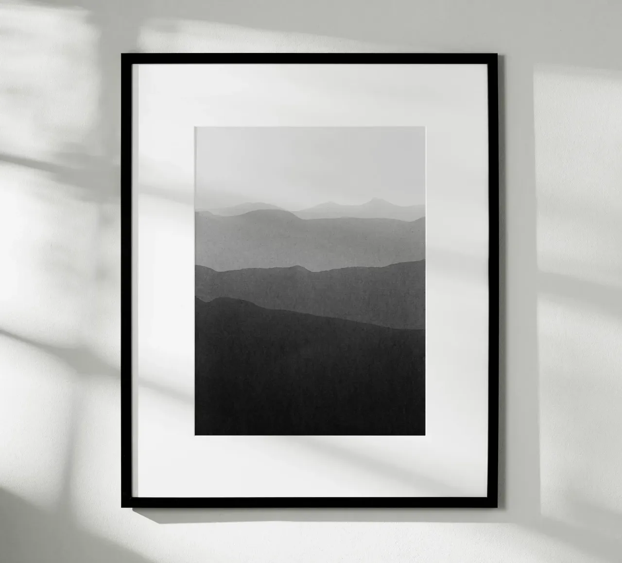 gradient landscape greyscale poster da IRIS LEHNHARDT FINE ART