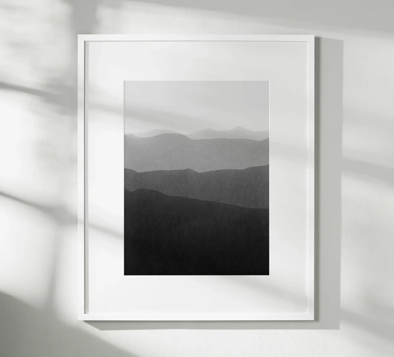 gradient landscape greyscale poster da IRIS LEHNHARDT FINE ART