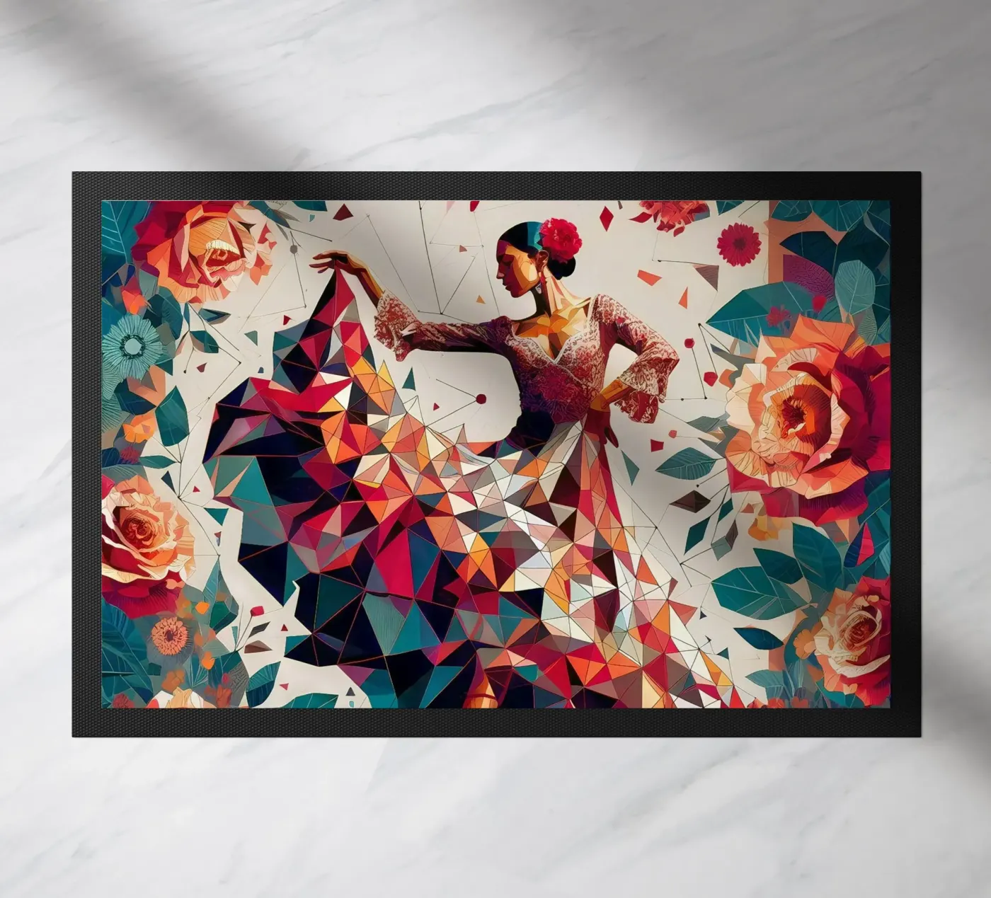 Flamenco doormat by Digital Naive