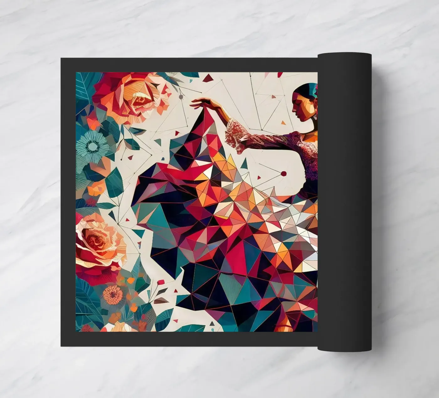 Flamenco doormat by Digital Naive