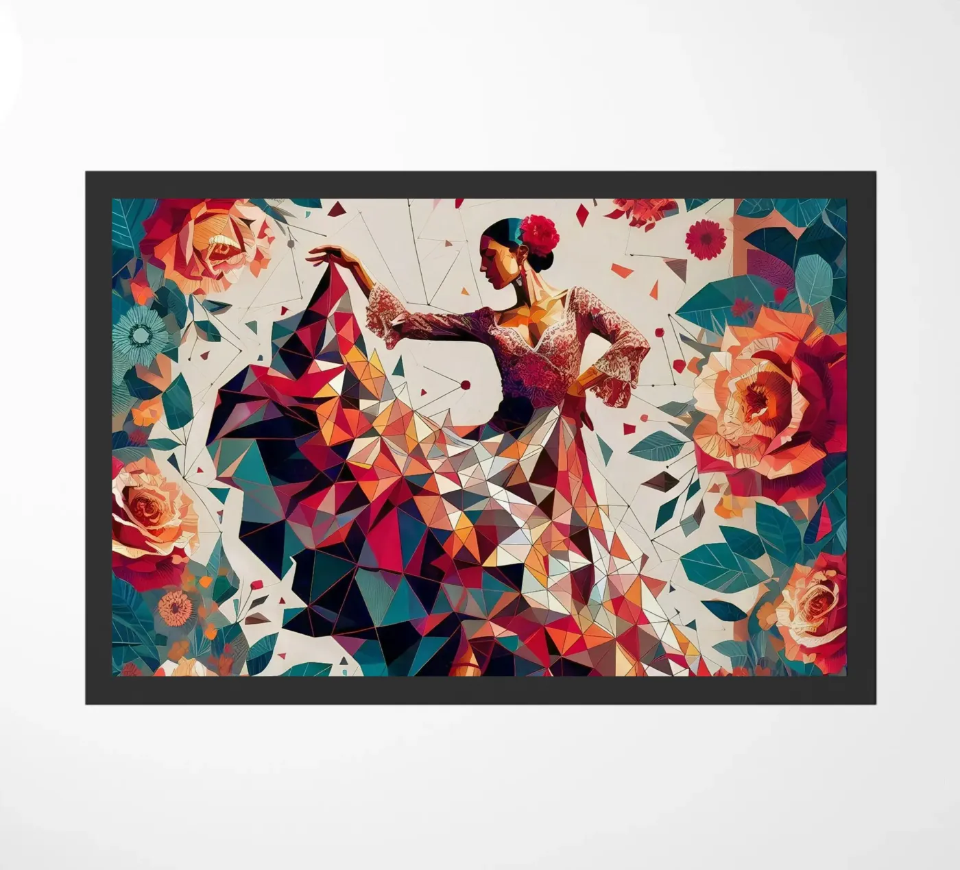 Flamenco doormat by Digital Naive