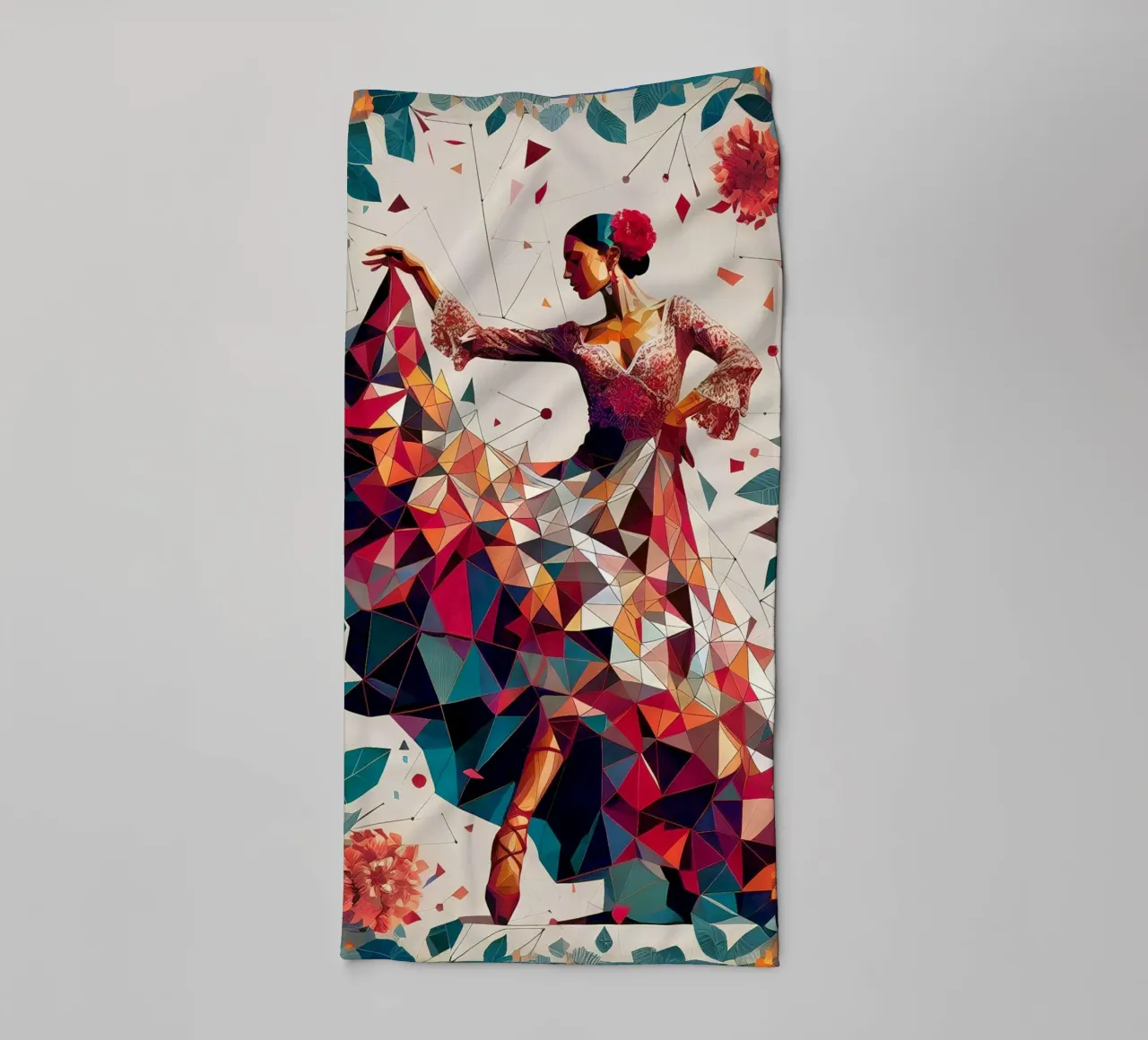 Flamenco asciugamano da bagno da Digital Naive