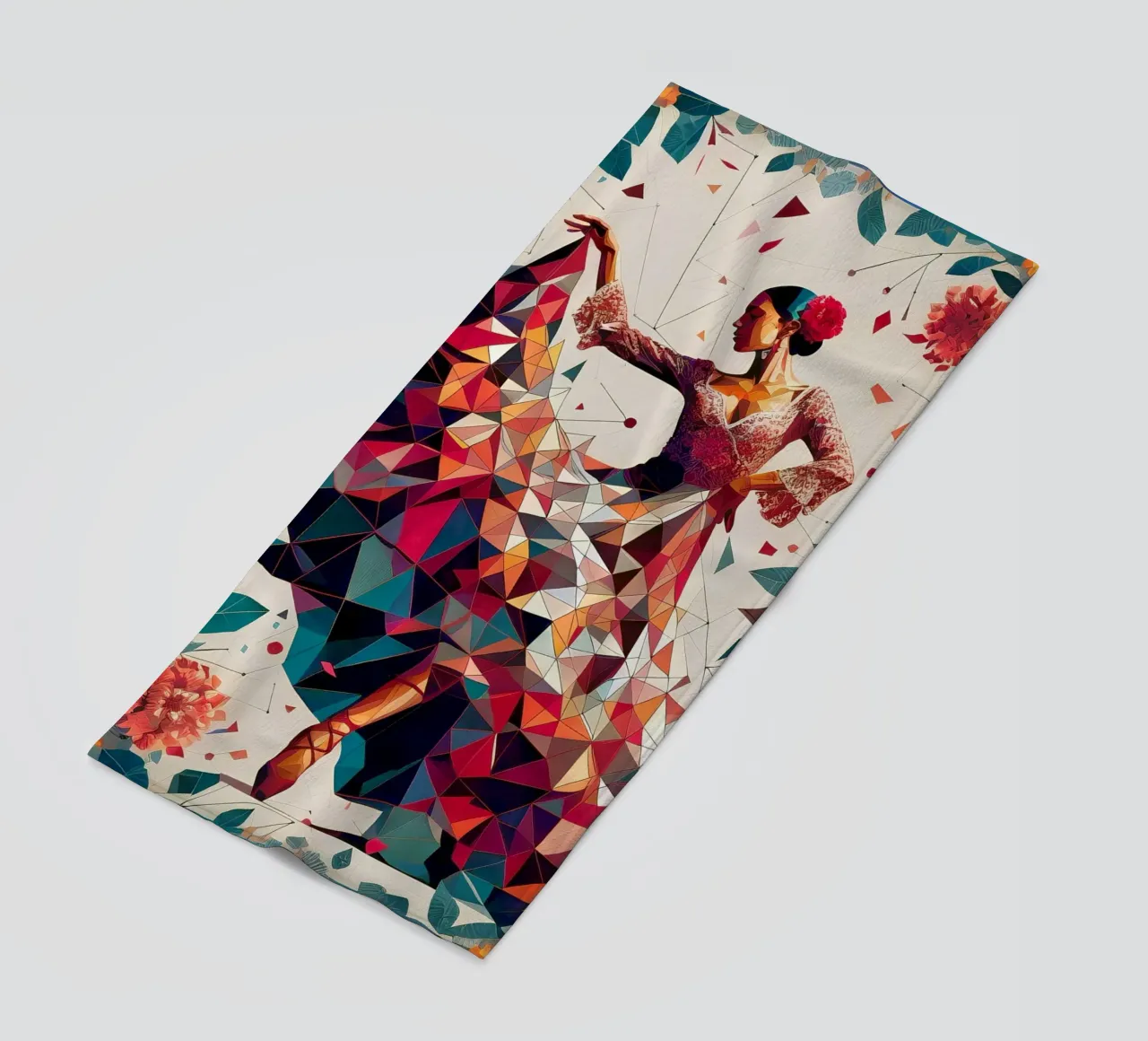 Flamenco telo mare da Digital Naive