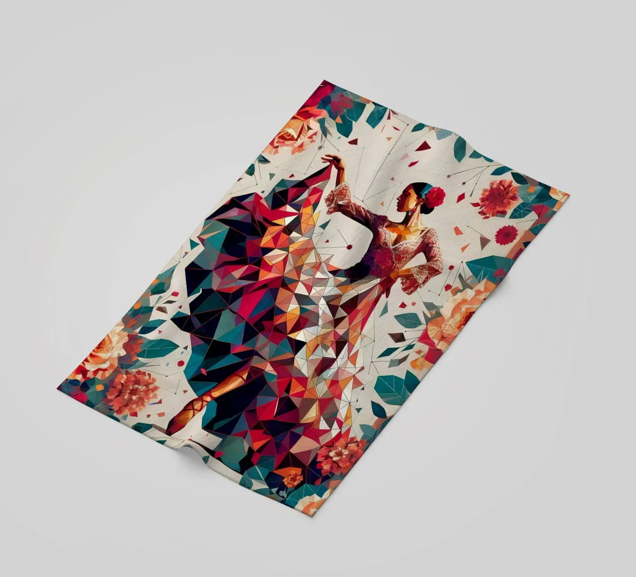 Flamenco telo mare da Digital Naive