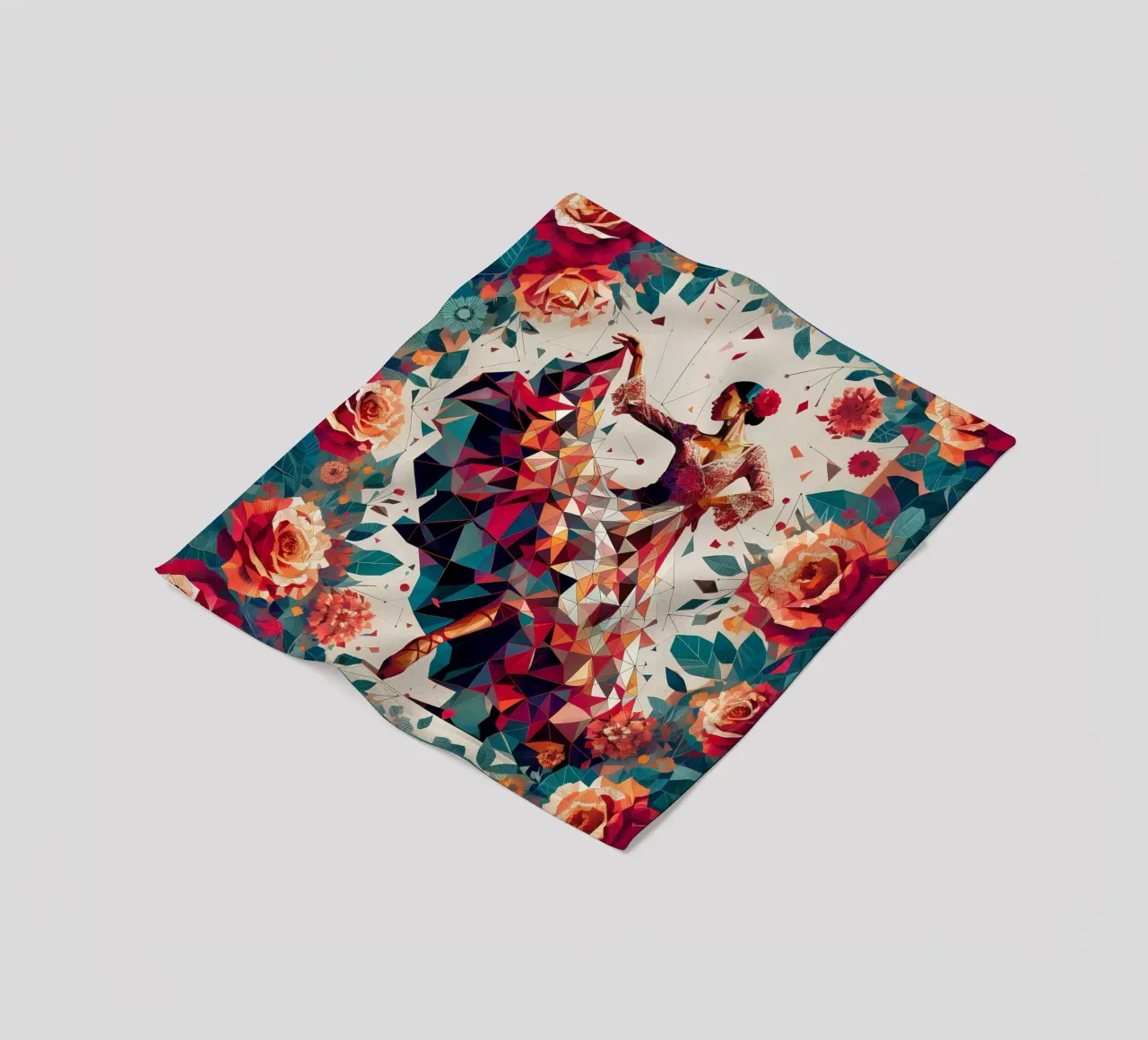 Flamenco coperta in pile da Digital Naive