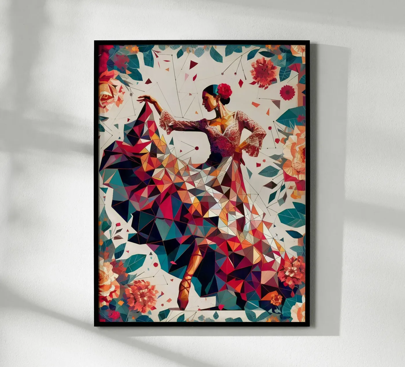 Flamenco poster by Digital Naive