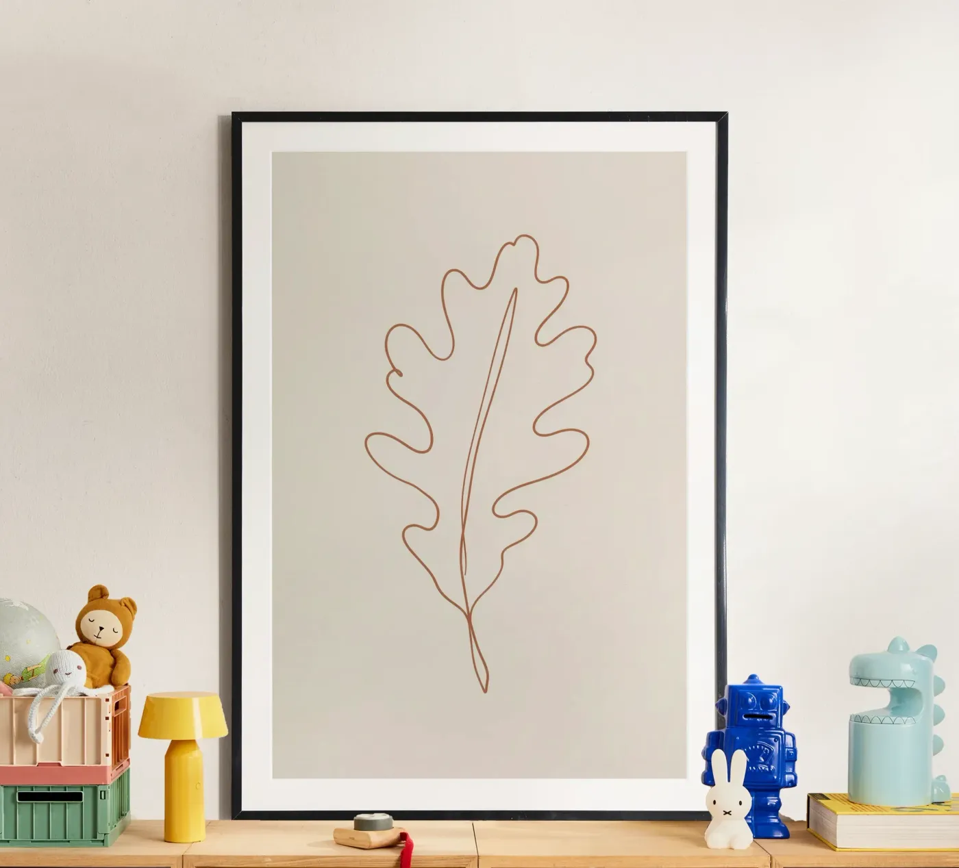Eichenblatt Poster von Nature by Artsy Vibes
