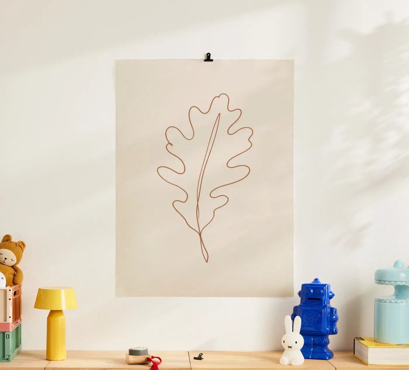 Eichenblatt Poster von Nature by Artsy Vibes