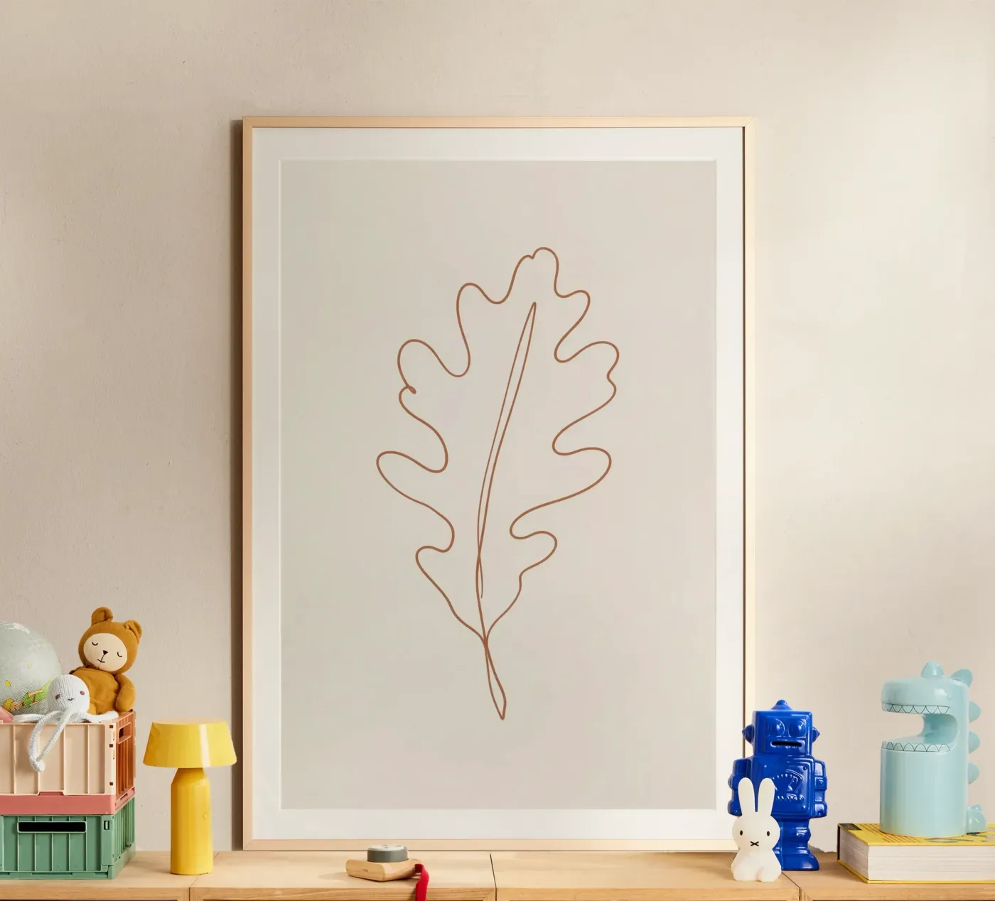 Eichenblatt Poster von Nature by Artsy Vibes