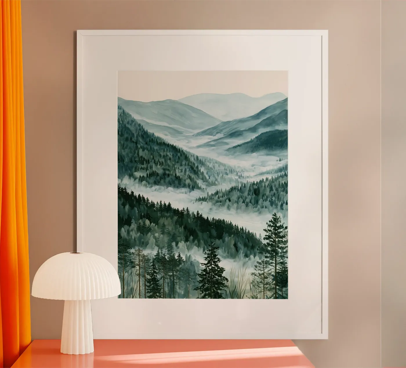 Winter Pine Forest poster de LUMA