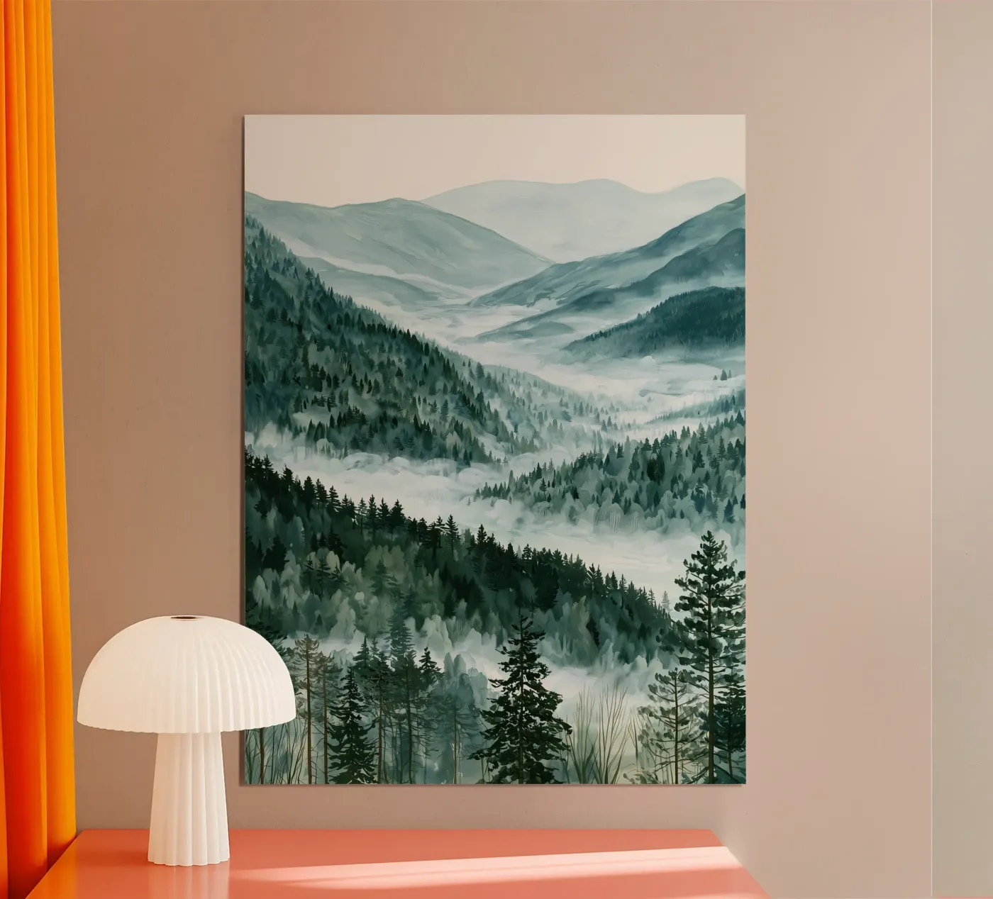 Winter Pine Forest poster de LUMA