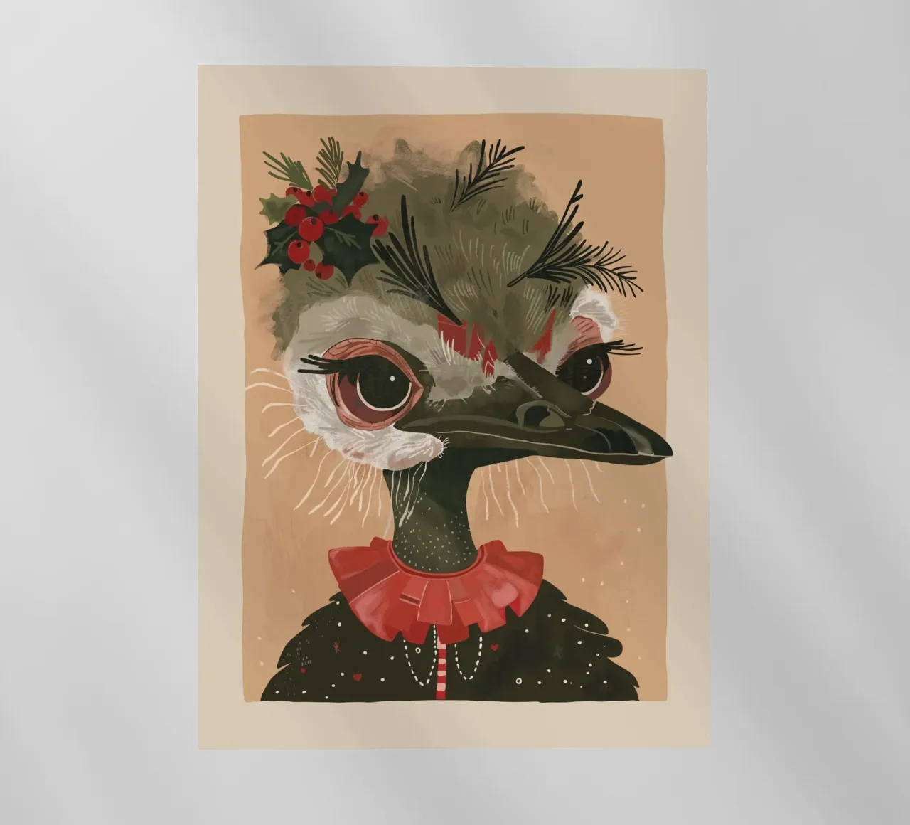 Festive Ostrich backlit film by ArtsySesta