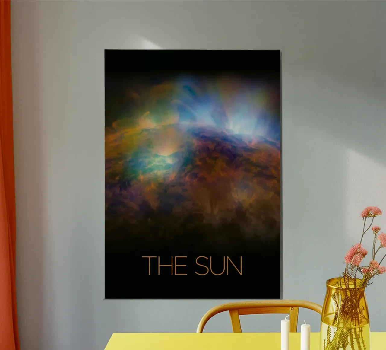 Il manifesto della NASA sul sole poster con telaio in alluminio da 🎁 ARTVI-SHOP