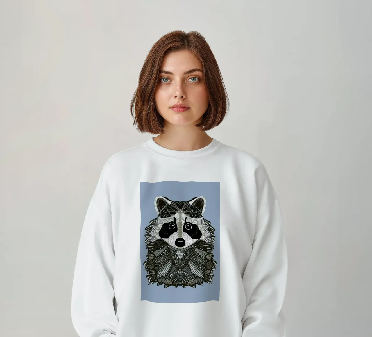 Tangled Raccoon felpa da Angelika Parker