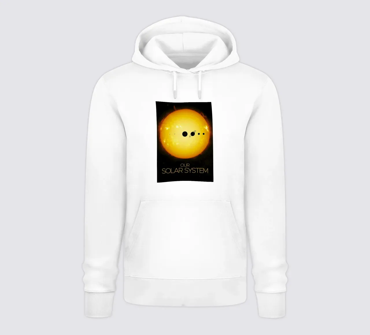 Il manifesto della NASA sul sistema solare felpa con cappuccio da 🎁 ARTVI-SHOP