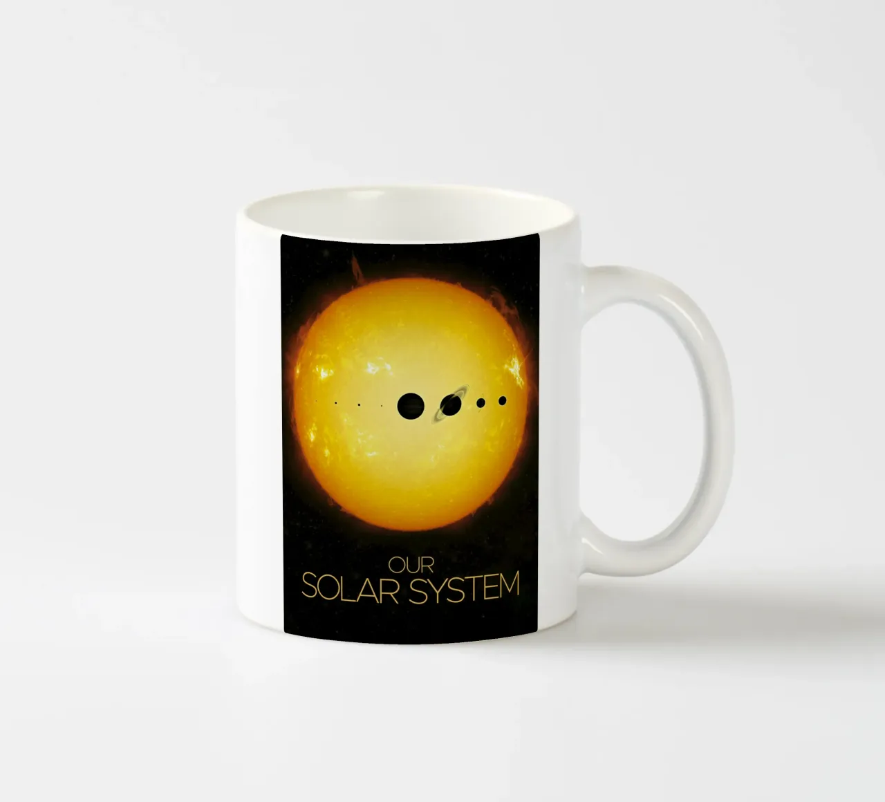 Il manifesto della NASA sul sistema solare tazza in ceramica da 🎁 ARTVI-SHOP
