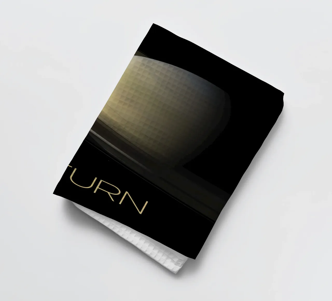 NASA Saturn Poster tea towel by 🎁 ARTVI-SHOP