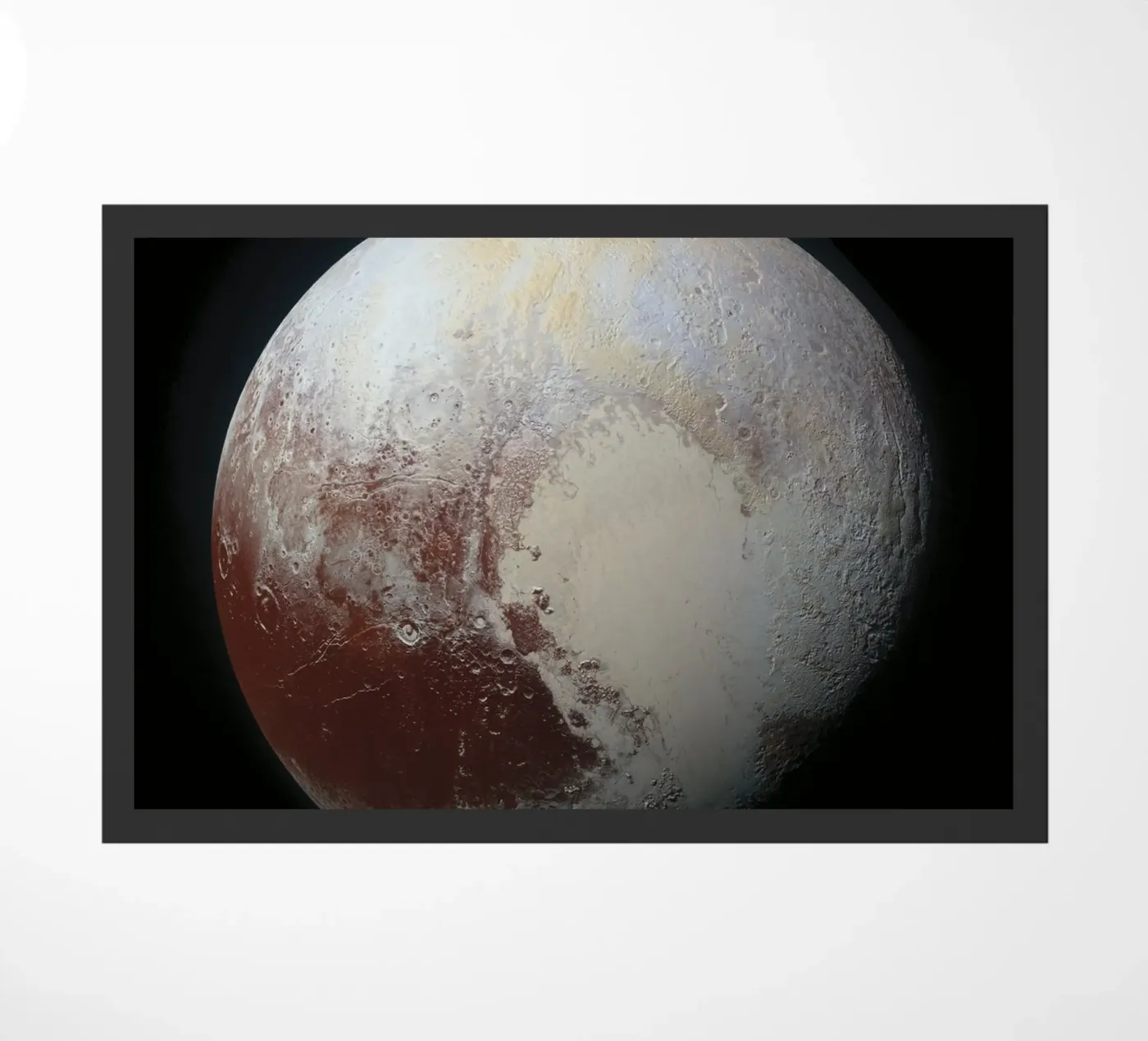 NASA Pluto Poster doormat by 🎁 NOBELART