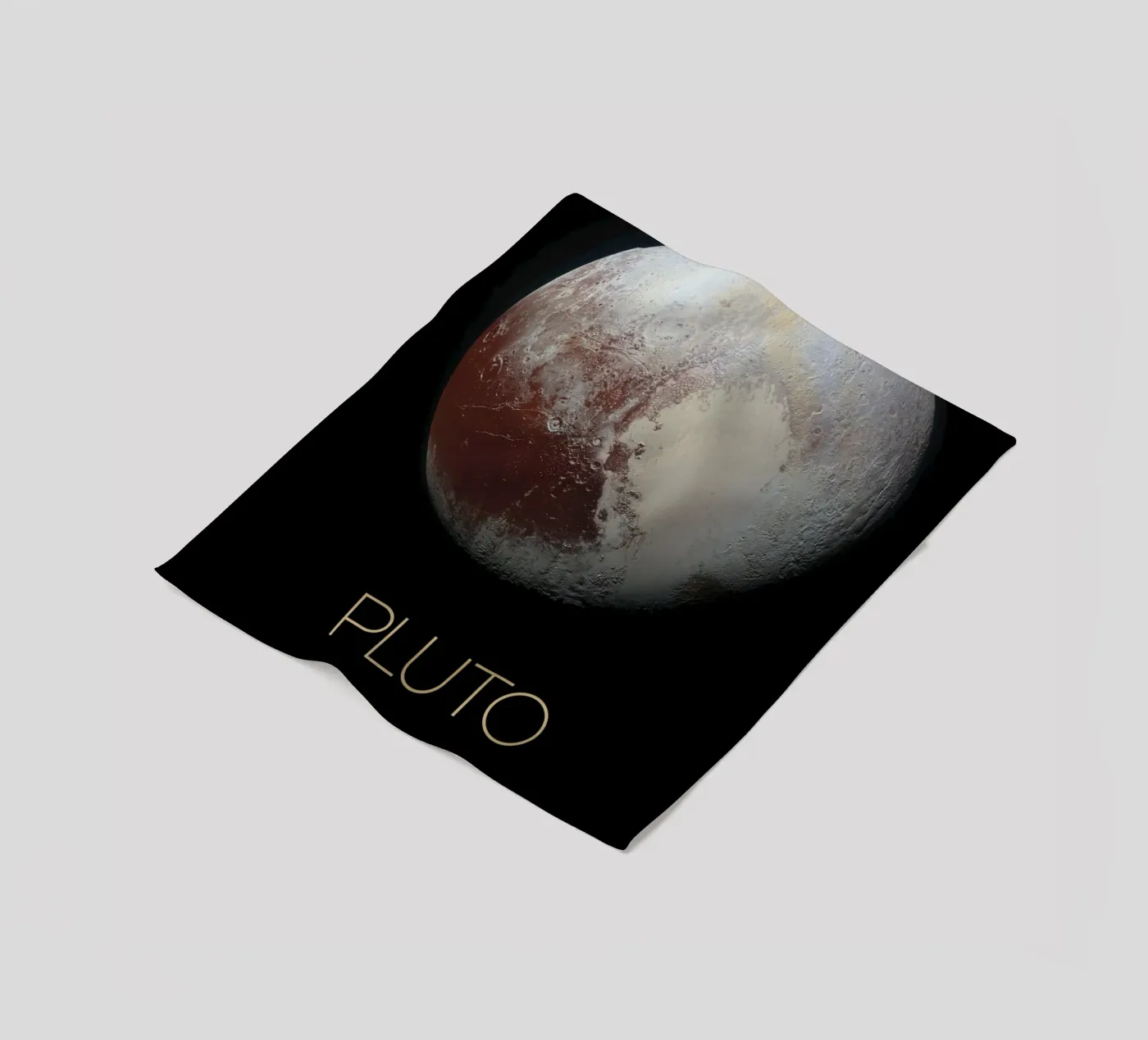 NASA Pluto Poster fleecedeken van 🎁 NOBELART