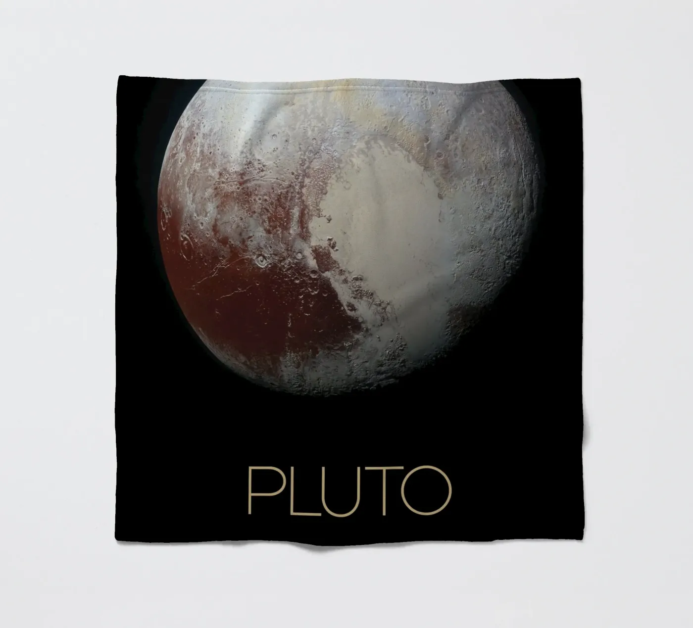 NASA Pluto Poster fleecedeken van 🎁 NOBELART