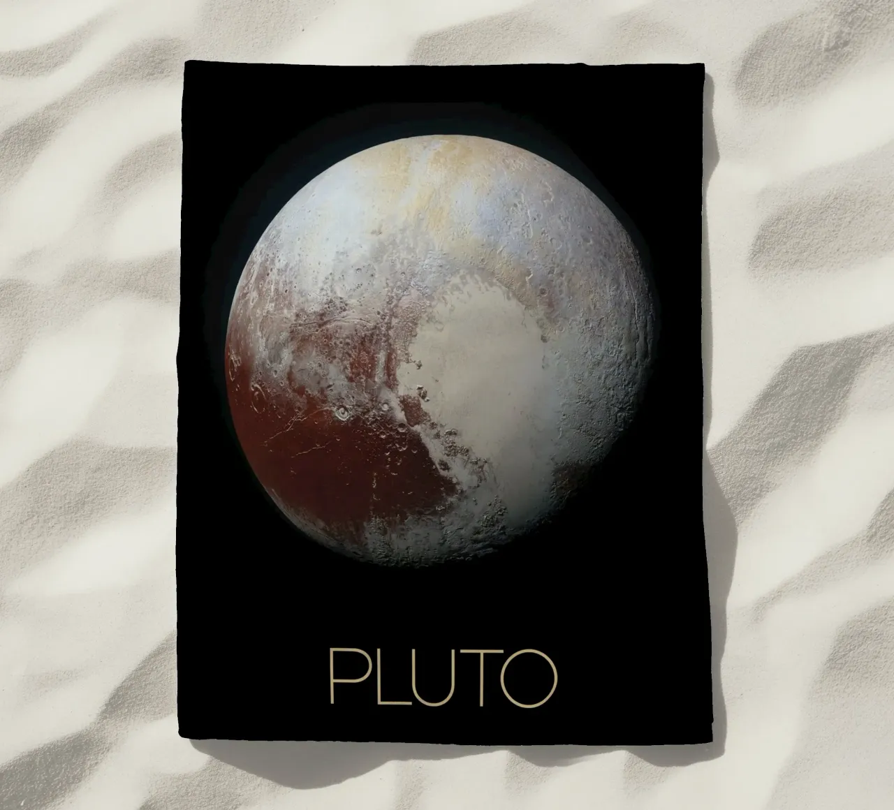 NASA Pluto Poster telo mare da 🎁 NOBELART