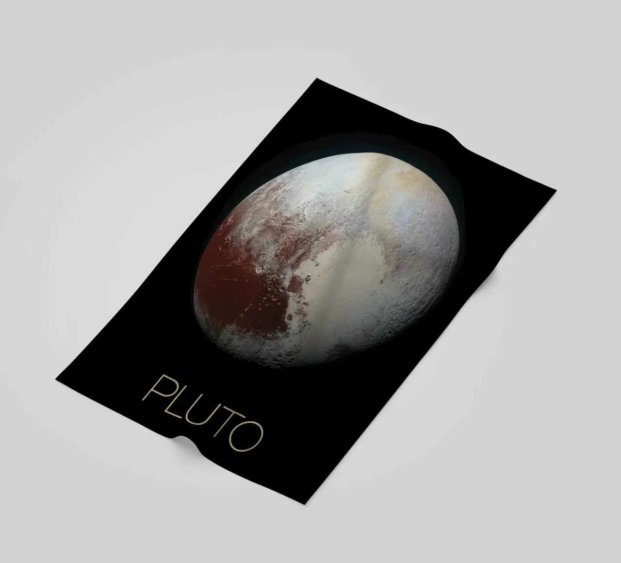 NASA Pluto Poster telo mare da 🎁 NOBELART