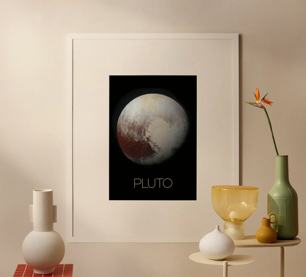NASA Pluto Poster poster by 🎁 NOBELART
